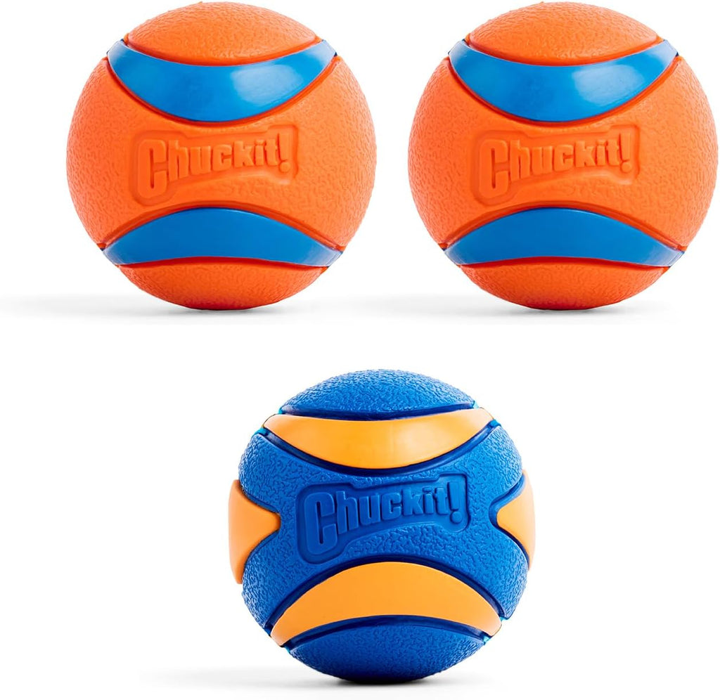 Chuckit! Ultra Squeaker Fetch Balls for Dogs, Floats, Medium 2.5in, 2 Pack