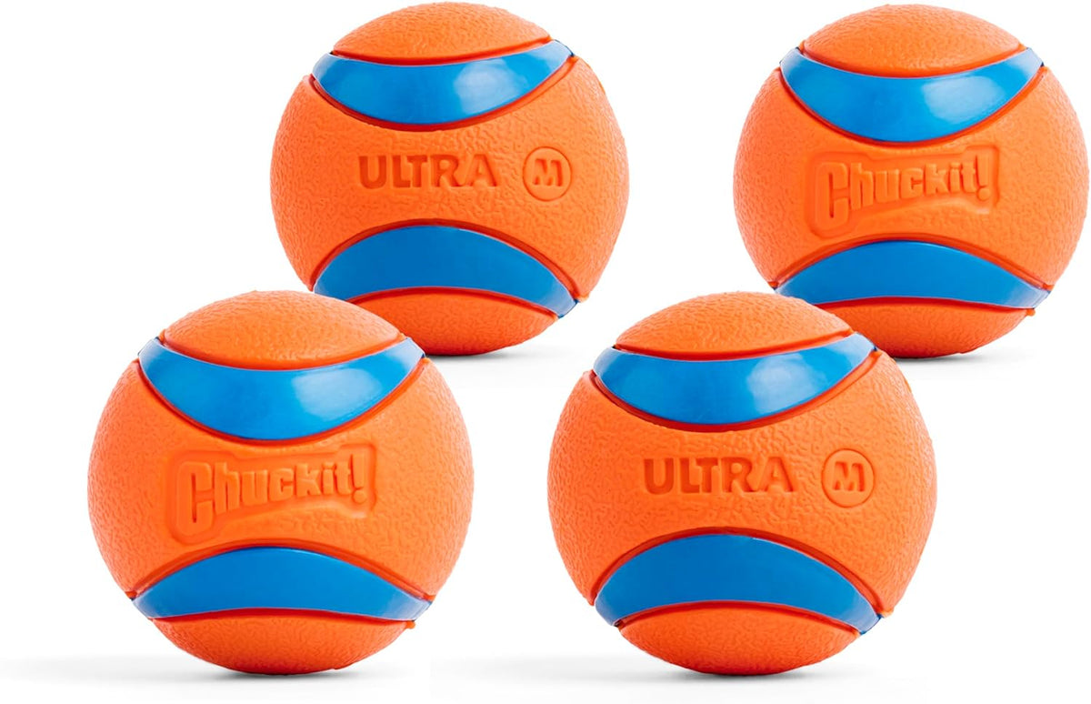 Chuckit! Ultra Squeaker Fetch Balls for Dogs, Floats, Medium 2.5in, 2 Pack