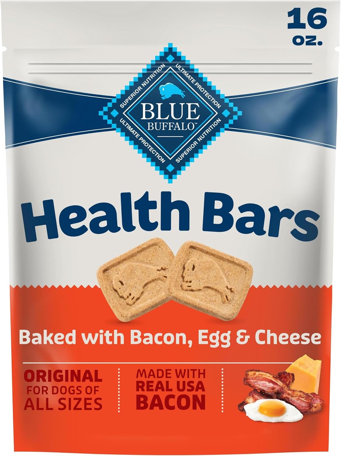 Blue Buffalo Health Bars Pumpkin & Cinnamon Dog Biscuits, 16 oz