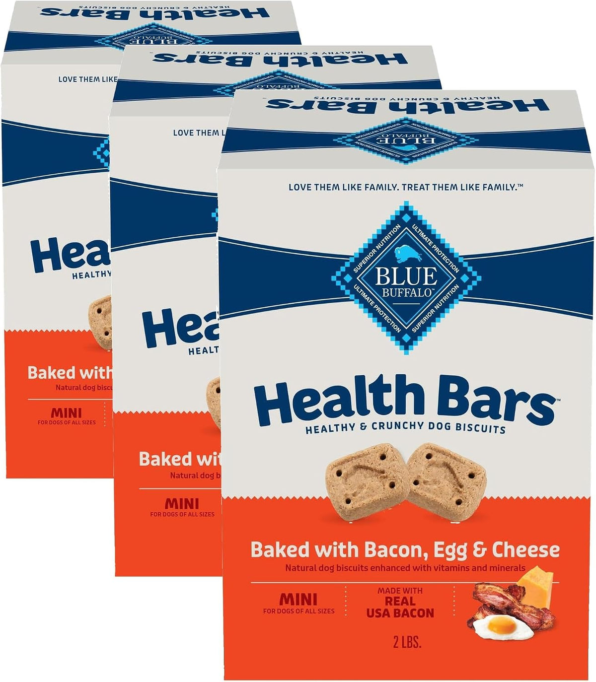 Blue Buffalo Health Bars Pumpkin & Cinnamon Dog Biscuits, 16 oz
