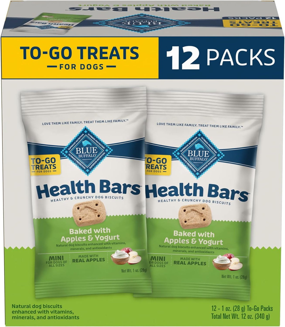 Blue Buffalo Health Bars Pumpkin & Cinnamon Dog Biscuits, 16 oz