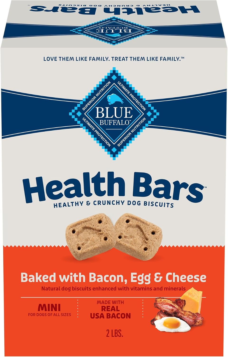 Blue Buffalo Health Bars Pumpkin & Cinnamon Dog Biscuits, 16 oz