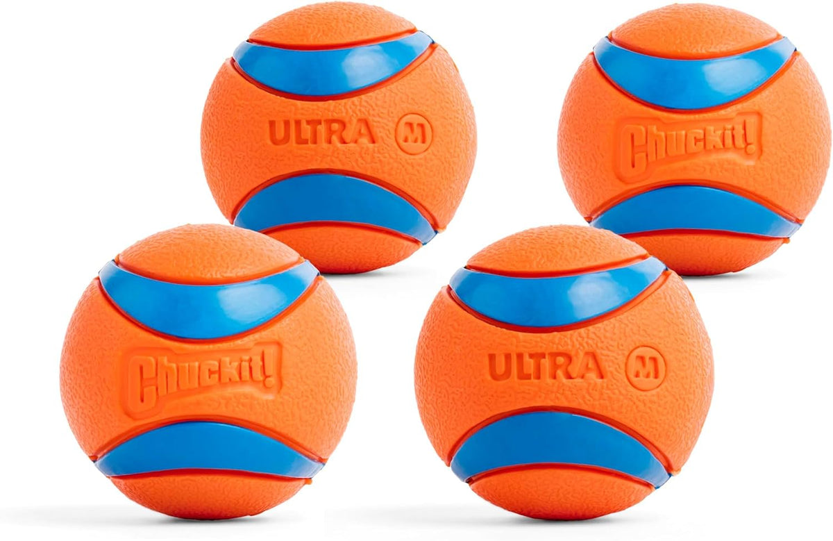 Chuckit! Ultra Squeaker Fetch Balls for Dogs, Floats, Medium 2.5in, 2 Pack