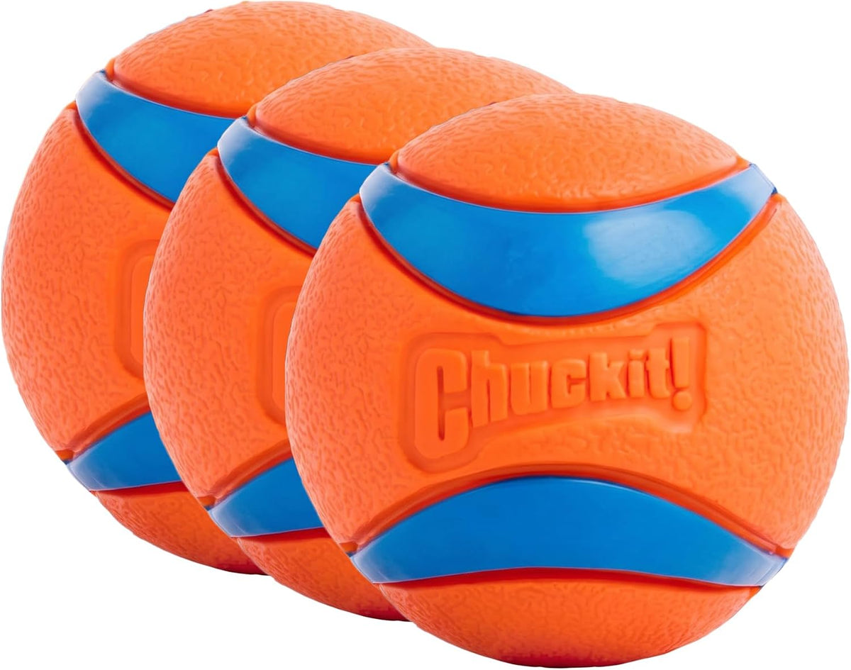 Chuckit! Ultra Squeaker Fetch Balls for Dogs, Floats, Medium 2.5in, 2 Pack