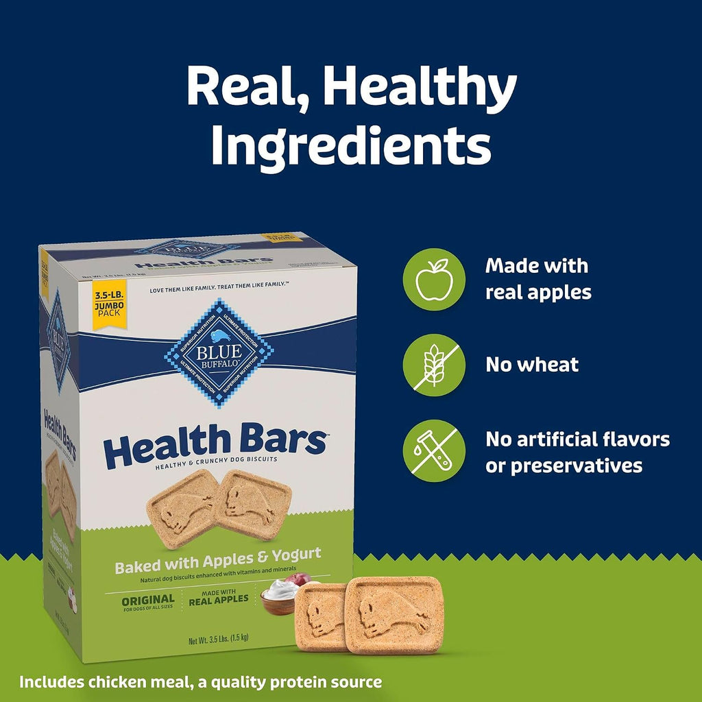 Blue Buffalo Health Bars Pumpkin & Cinnamon Dog Biscuits, 16 oz