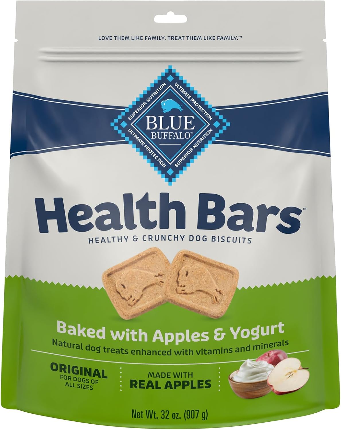 Blue Buffalo Health Bars Pumpkin & Cinnamon Dog Biscuits, 16 oz
