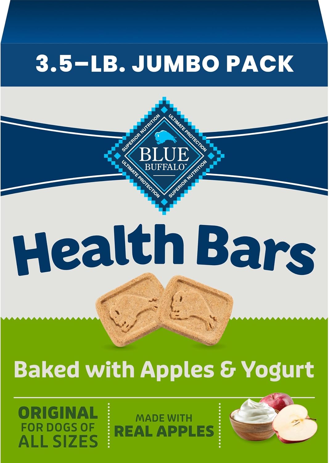 Blue Buffalo Health Bars Pumpkin & Cinnamon Dog Biscuits, 16 oz