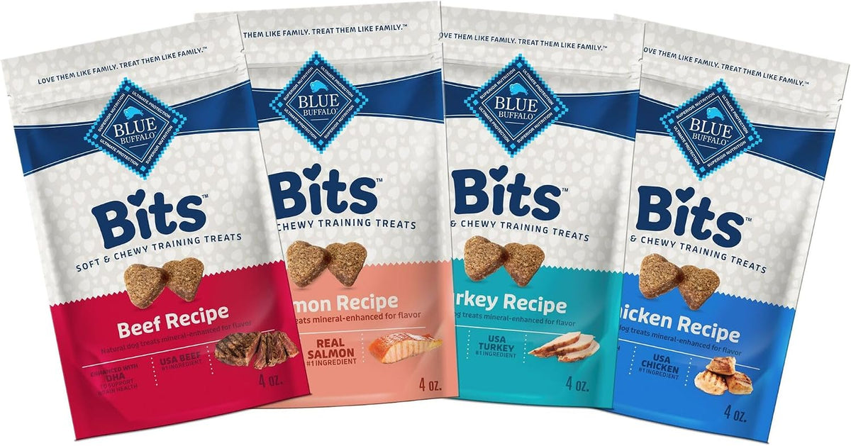 Blue Buffalo Bits Salmon Training Treats, 4 oz