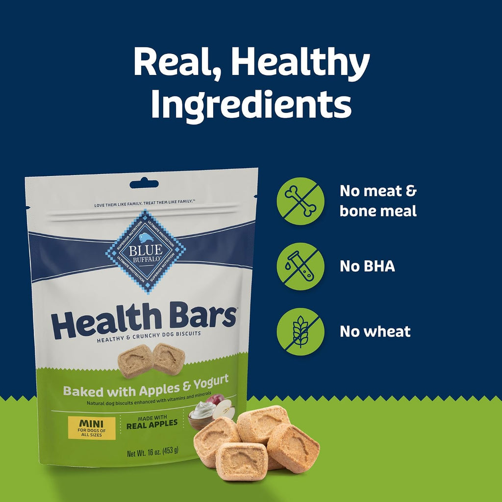 Blue Buffalo Health Bars Pumpkin & Cinnamon Dog Biscuits, 16 oz