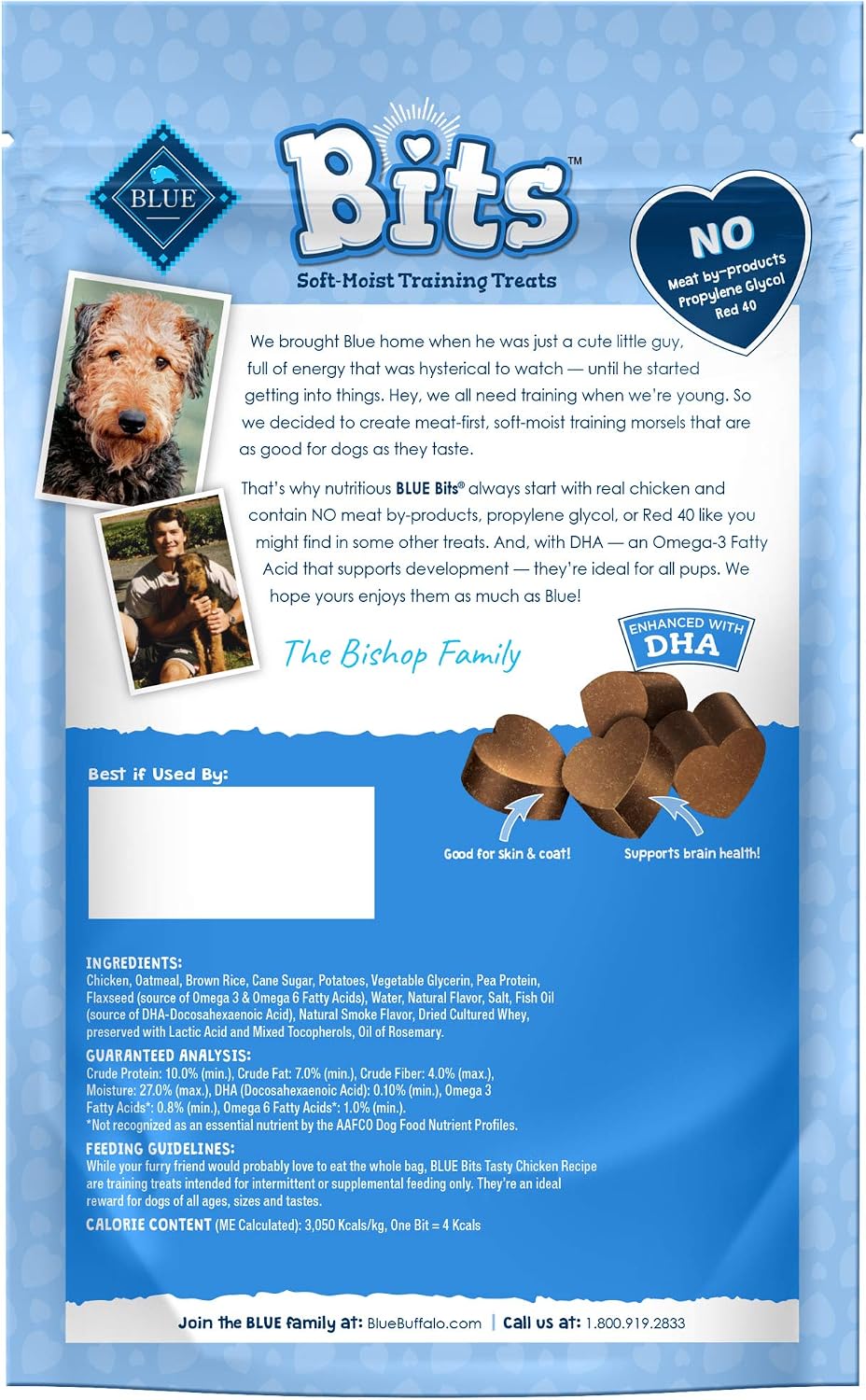 Blue Buffalo Bits Salmon Training Treats, 4 oz