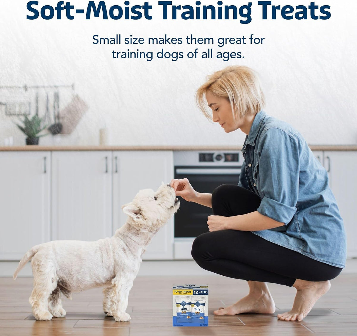 Blue Buffalo Bits Salmon Training Treats, 4 oz