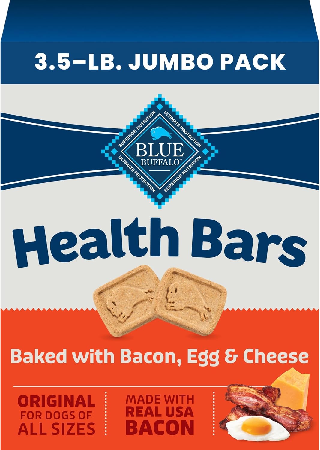 Blue Buffalo Health Bars Pumpkin & Cinnamon Dog Biscuits, 16 oz