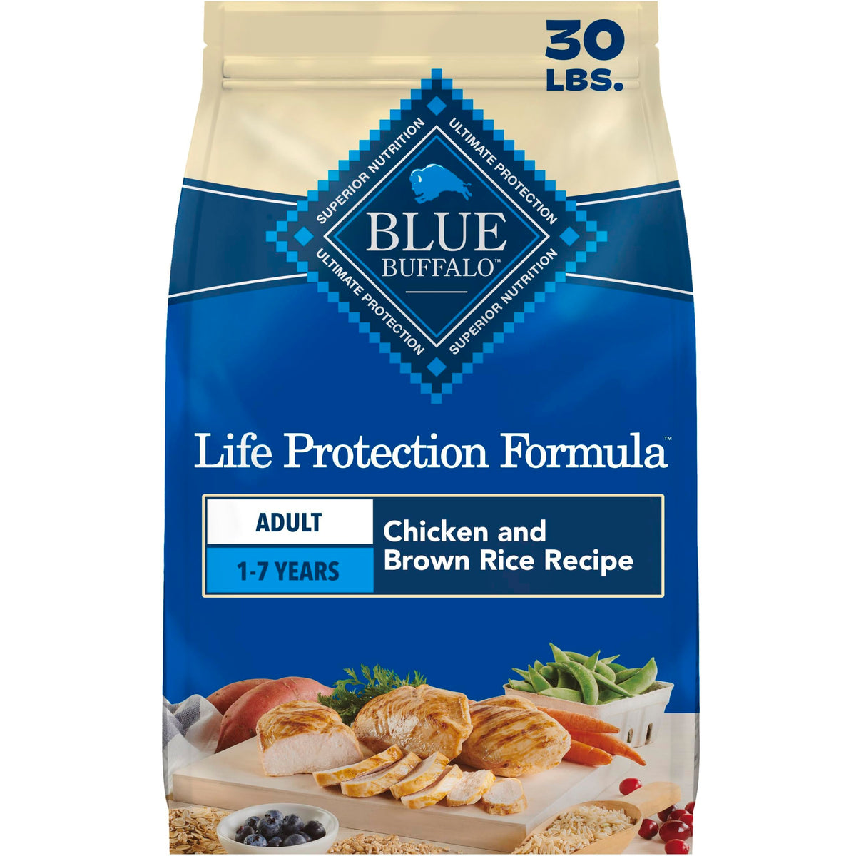 Blue Buffalo Life Protection Formula Chicken Adult Dry Dog Food, 5 lb