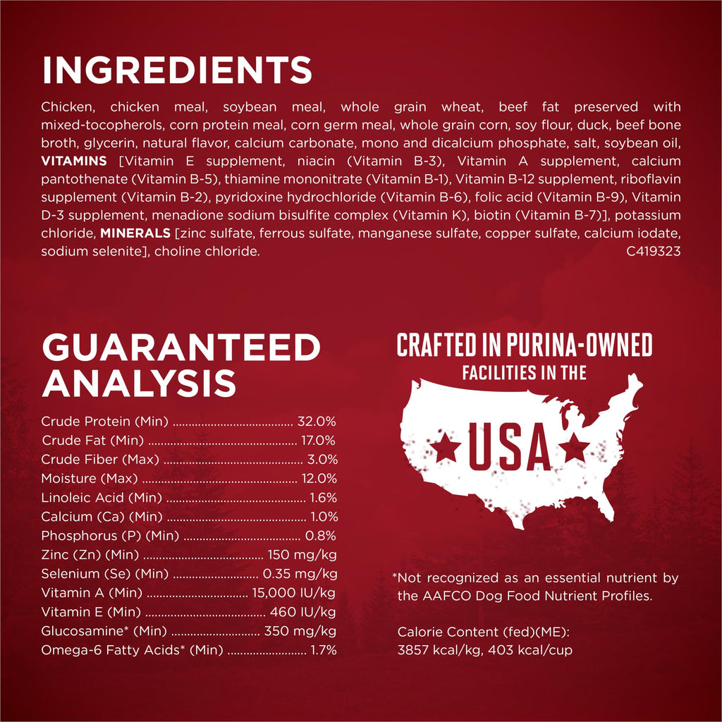 Purina ONE True Instinct Dry Dog Food, Real Turkey & Venison, 7.4 lb Bag