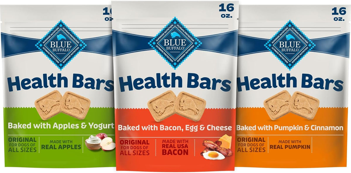 Blue Buffalo Health Bars Pumpkin & Cinnamon Dog Biscuits, 16 oz