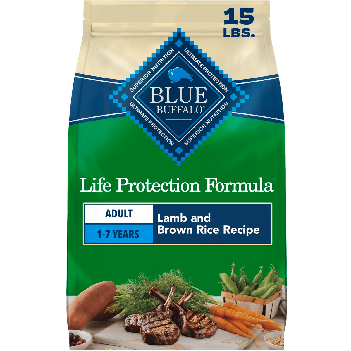Blue Buffalo Life Protection Formula Chicken Adult Dry Dog Food, 5 lb