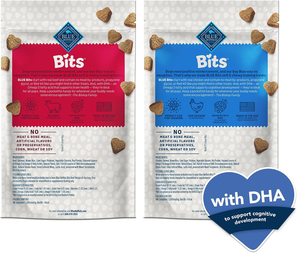 Blue Buffalo Bits Salmon Training Treats, 4 oz