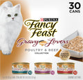 Purina Fancy Feast Gravy Lovers Wet Cat Food, 3 oz Cans, 30-Pack