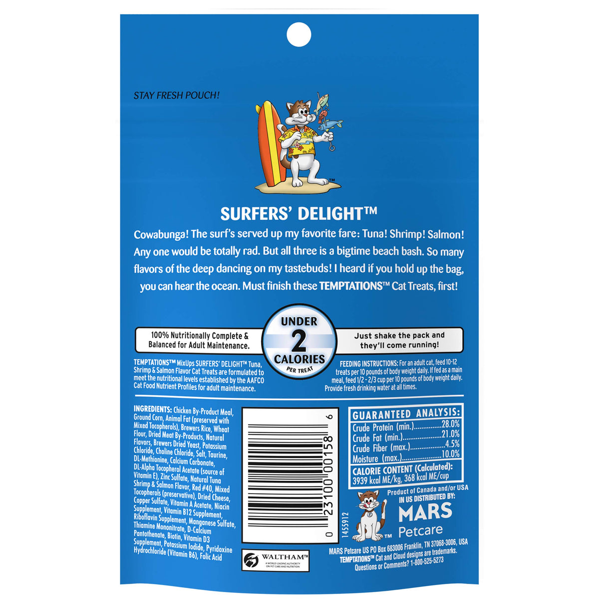 Temptations Classic Crunchy and Soft Cat Treats, Tasty Chicken, 30 oz