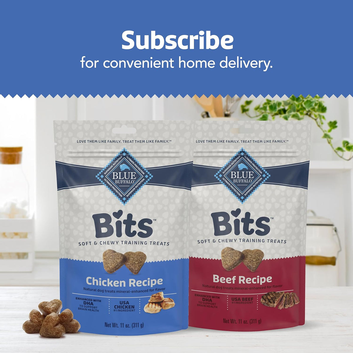 Blue Buffalo Bits Salmon Training Treats, 4 oz