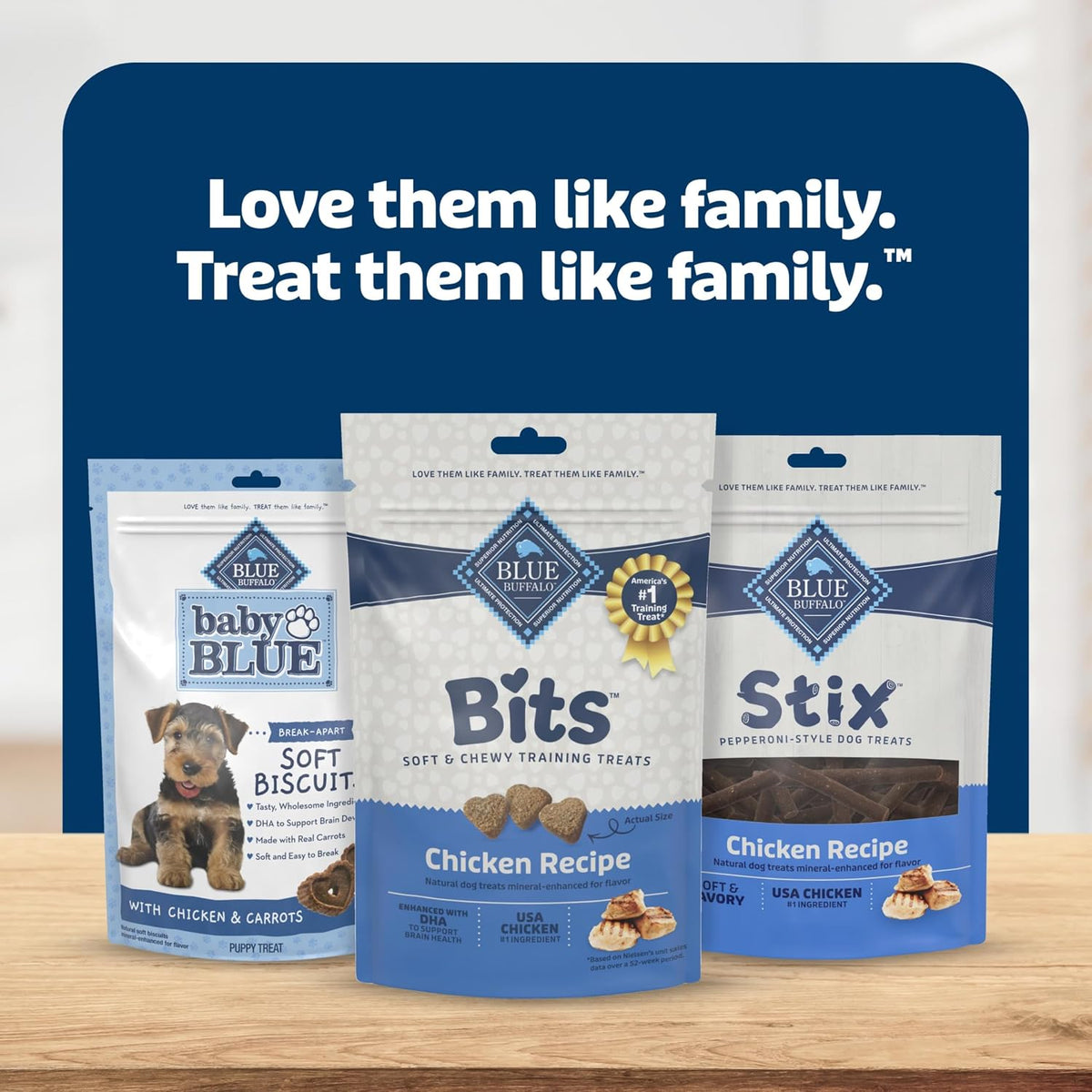 Blue Buffalo Bits Salmon Training Treats, 4 oz