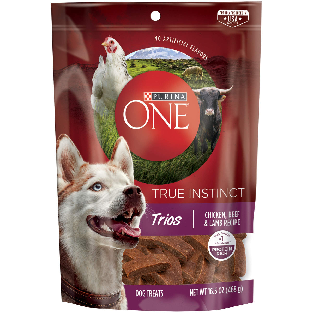 Purina ONE True Instinct Dry Dog Food, Real Turkey & Venison, 7.4 lb Bag