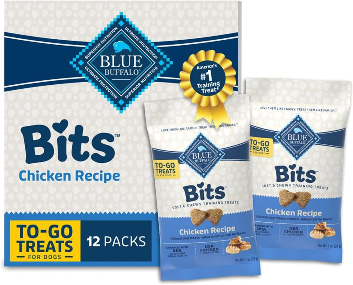 Blue Buffalo Bits Salmon Training Treats, 4 oz
