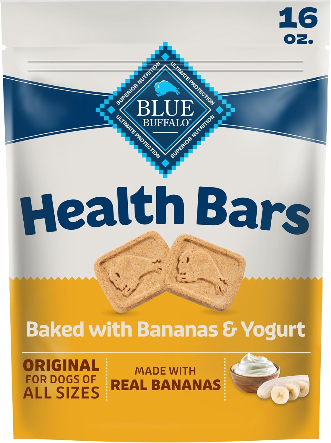 Blue Buffalo Health Bars Pumpkin & Cinnamon Dog Biscuits, 16 oz