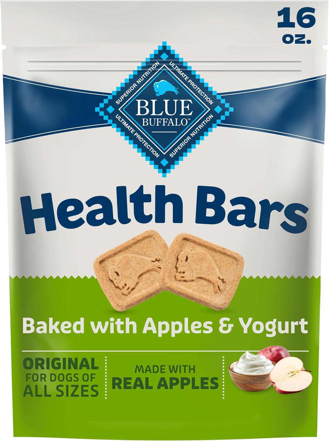 Blue Buffalo Health Bars Pumpkin & Cinnamon Dog Biscuits, 16 oz