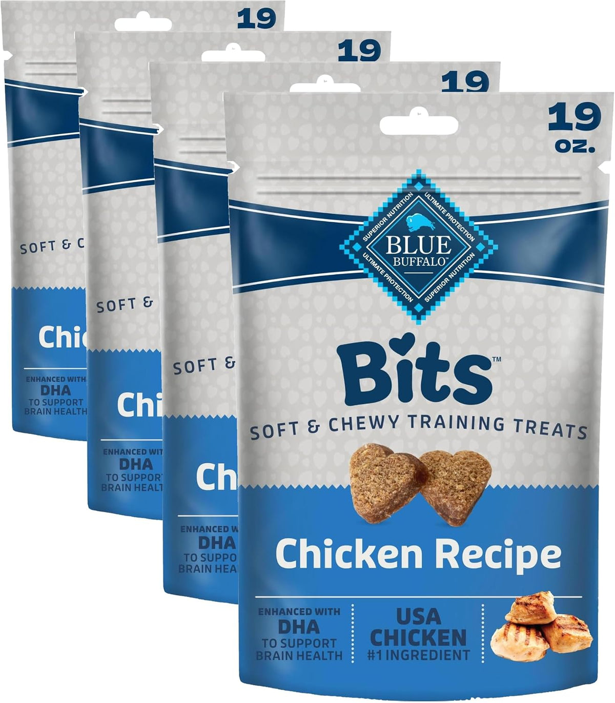 Blue Buffalo Bits Salmon Training Treats, 4 oz