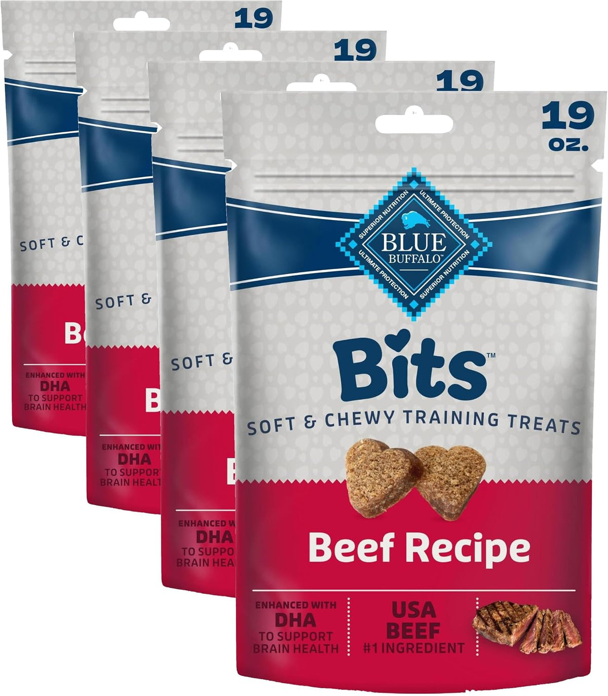 Blue Buffalo Bits Salmon Training Treats, 4 oz