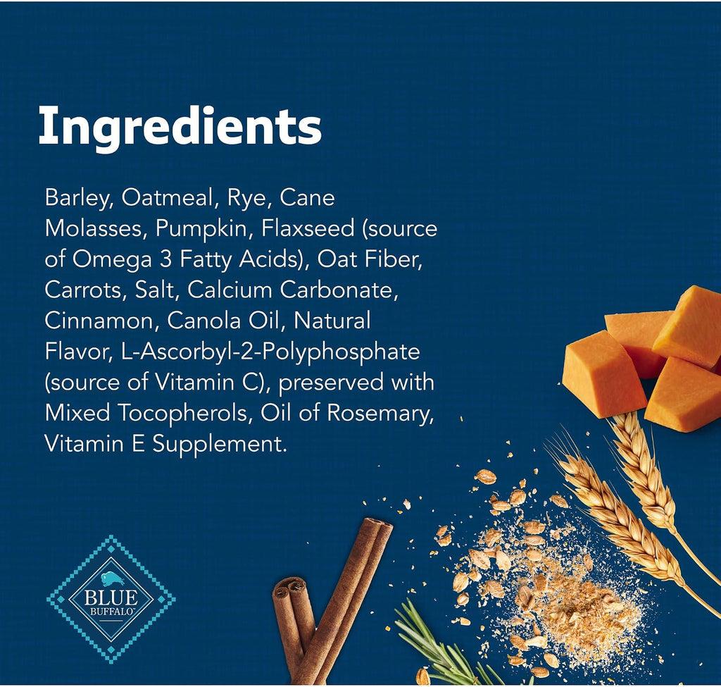 Blue Buffalo Health Bars Pumpkin & Cinnamon Dog Biscuits, 16 oz