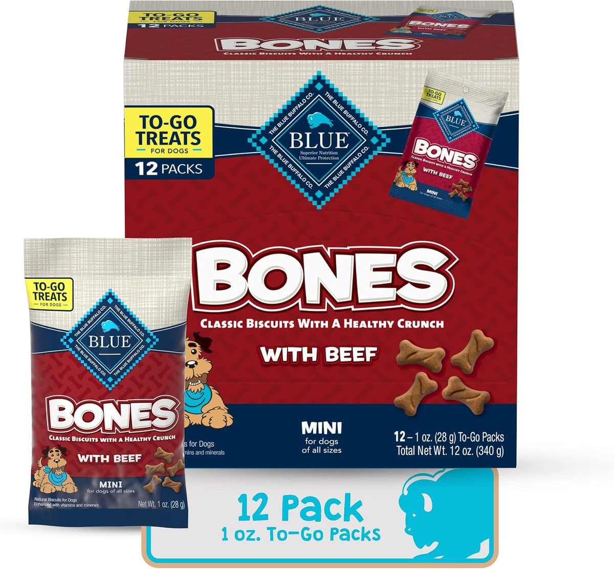 Blue Buffalo Health Bars Pumpkin & Cinnamon Dog Biscuits, 16 oz