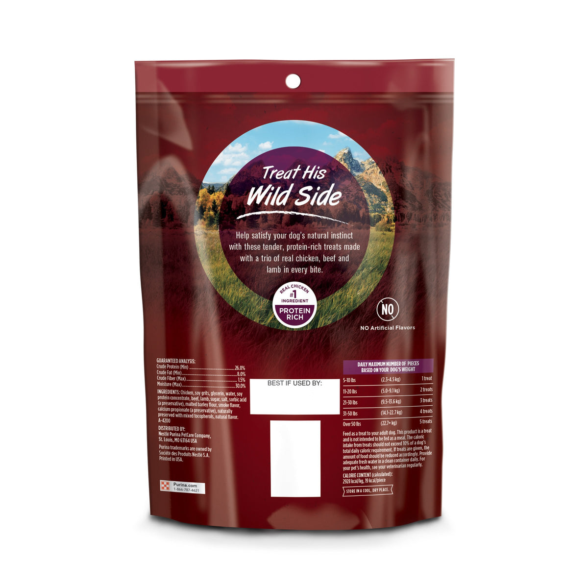 Purina ONE True Instinct Dry Dog Food, Real Turkey & Venison, 7.4 lb Bag