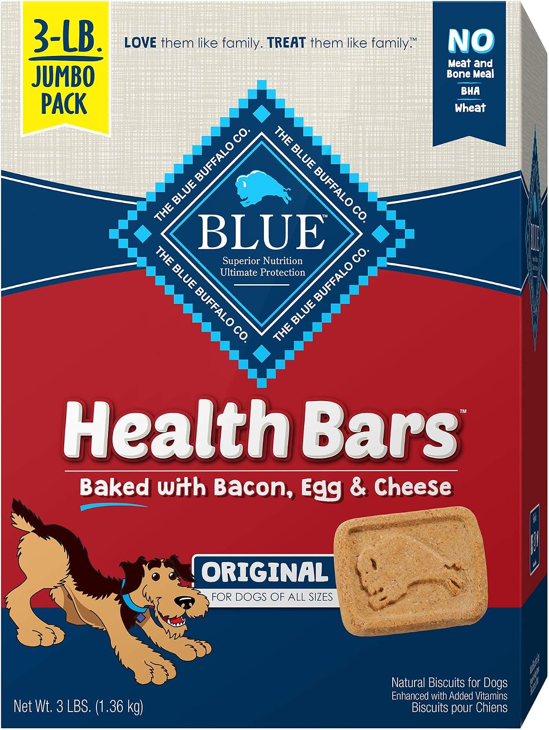 Blue Buffalo Health Bars Pumpkin & Cinnamon Dog Biscuits, 16 oz