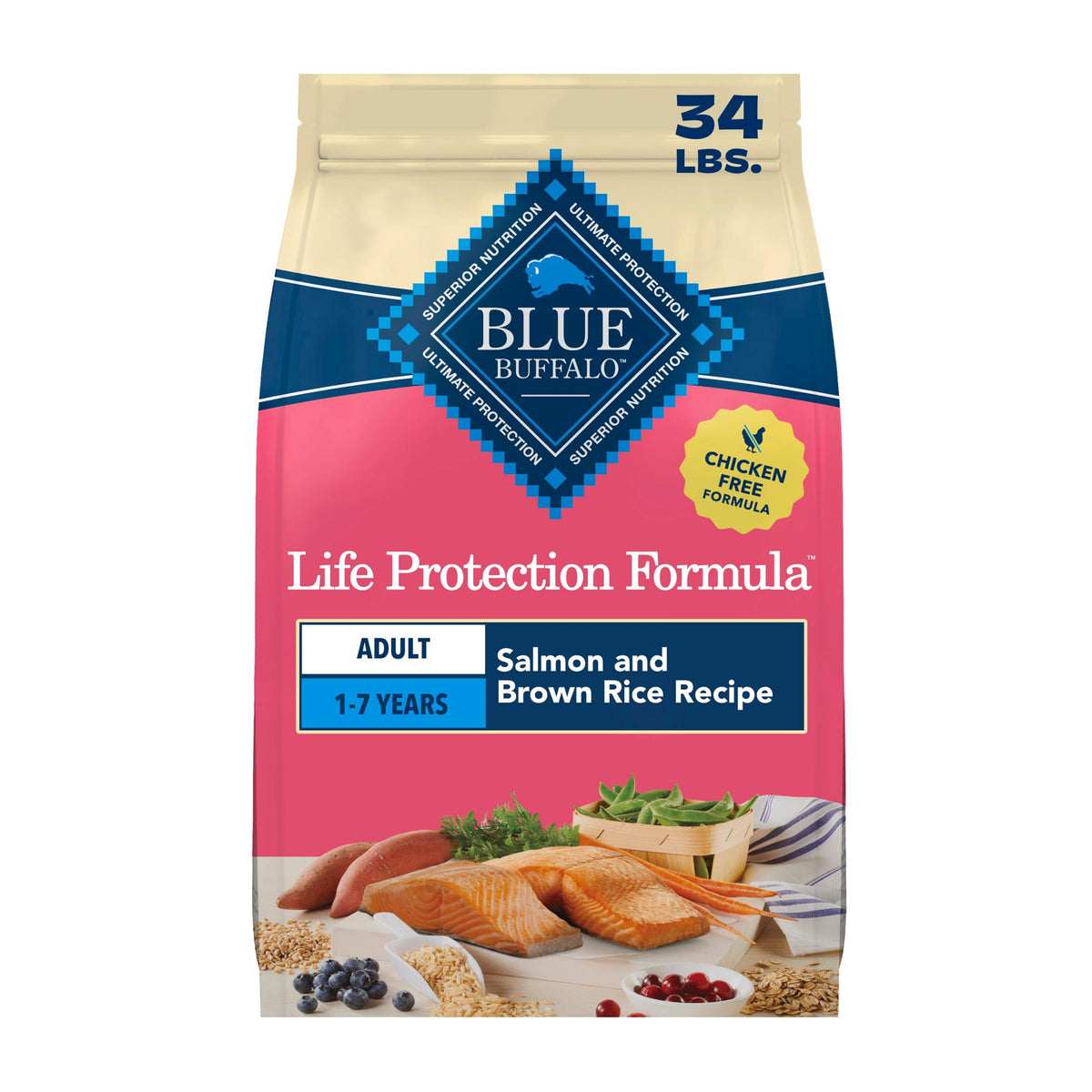 Blue Buffalo Life Protection Formula Chicken Adult Dry Dog Food, 5 lb
