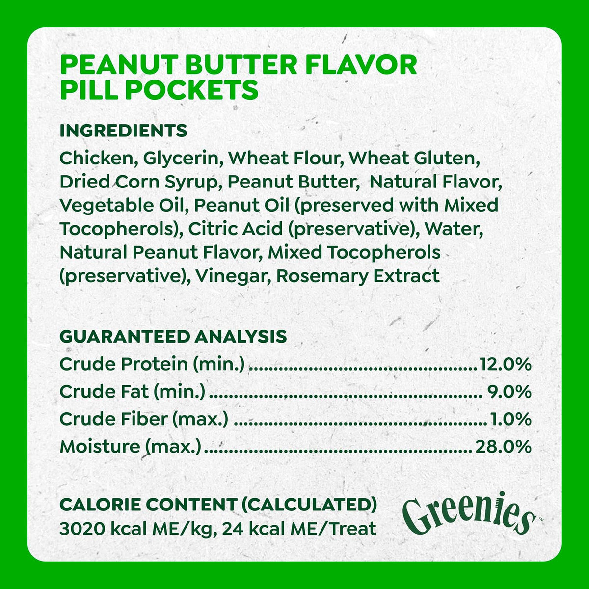 Greenies Pill Pockets Large Size Dog Treats, Peanut Butter, 15.8 oz