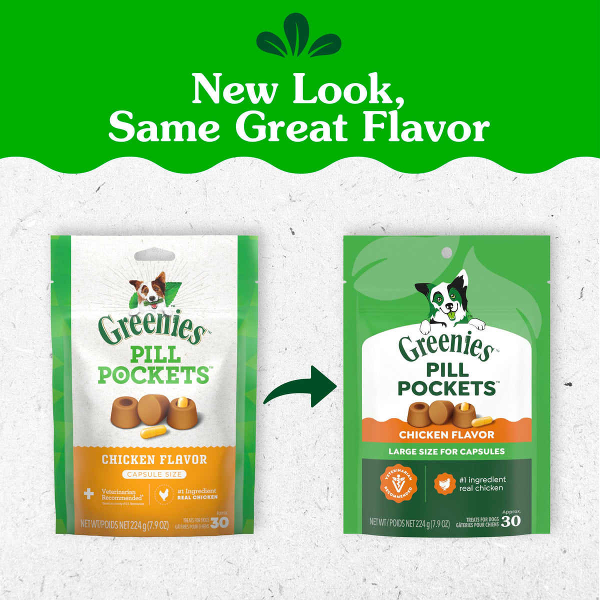 Greenies Pill Pockets Large Size Dog Treats, Peanut Butter, 15.8 oz