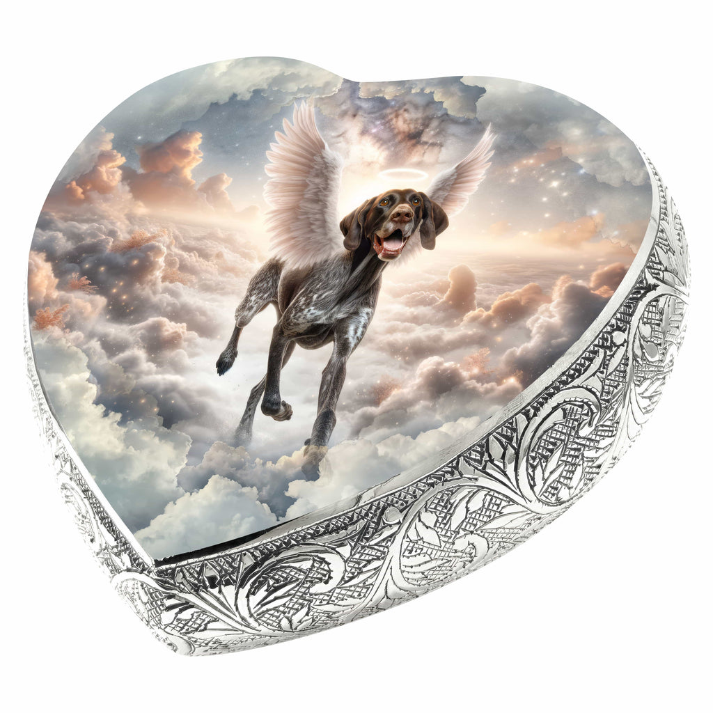 German Shorthaired Pointer Urn - Dog Urn - Heavenly Horizon Urn for Dog Ashes